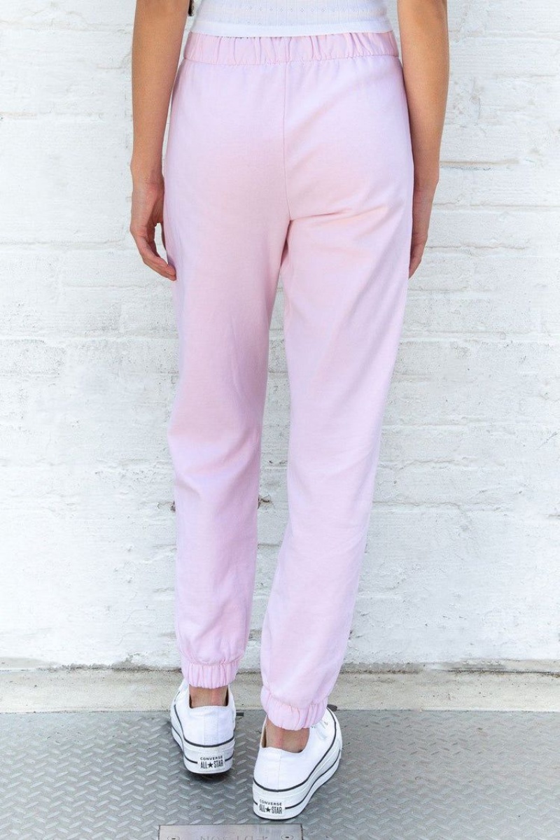 Pantalon Survêtement Brandy Melville Rosa Rose Clair | BAU-68956060